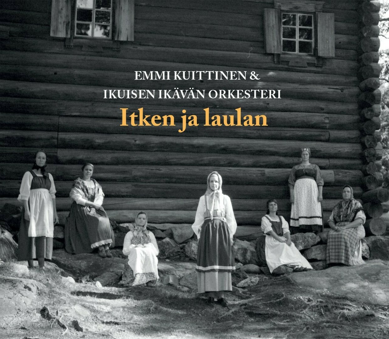 Emmi Kuittinen ja Ikuisen ikävän orkesteri: Itken ja laulan -levyn kansikuva